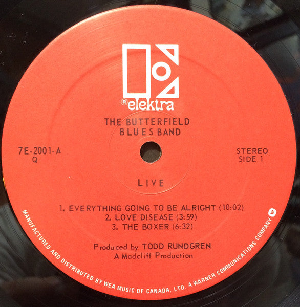 The Paul Butterfield Blues Band : Live (2xLP, Album, RE)