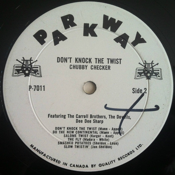 Chubby Checker Also Featuring The Dovells / Carroll Brothers / Dee Dee Sharp : Don't Knock The Twist - Original Soundtrack Recording (LP, Album)