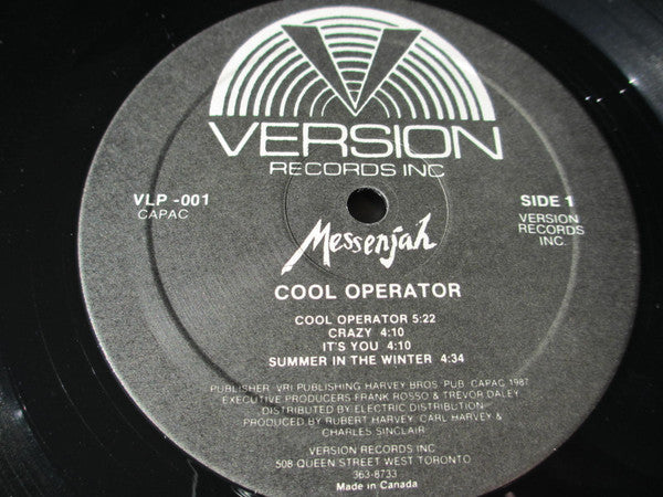 Messenjah : Cool Operator (LP, Album)