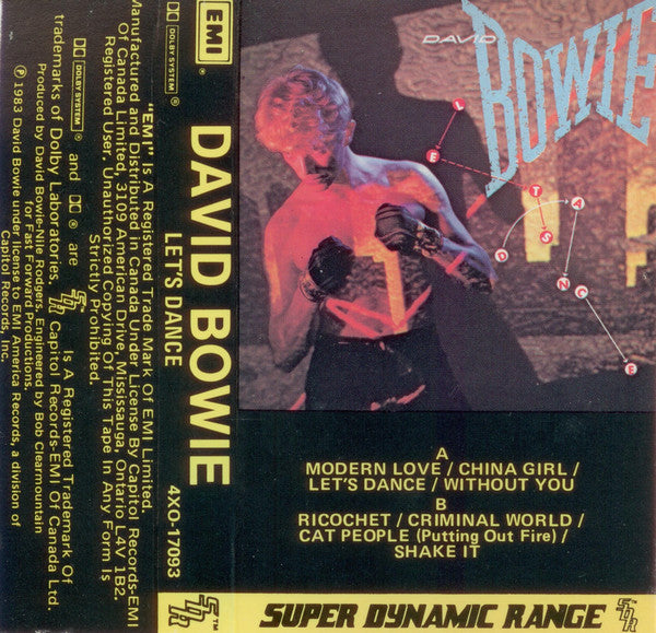 David Bowie : Let's Dance (Cass, Album)