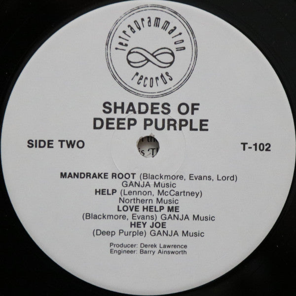 Deep Purple : Shades Of Deep Purple (LP, Album, RE)