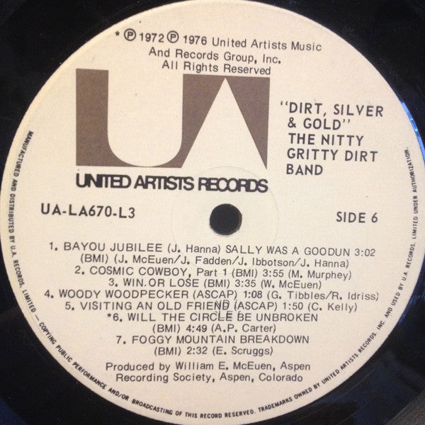 Nitty Gritty Dirt Band : Dirt, Silver & Gold (3xLP, Comp, RE)