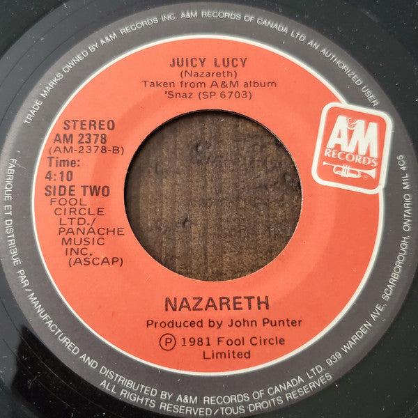 Nazareth (2) : Morning Dew (7", Single)