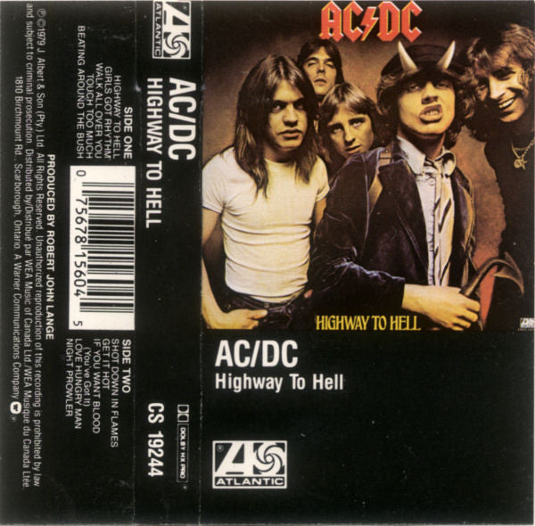 AC/DC : Highway To Hell (Cass, Album, RE, Dol)