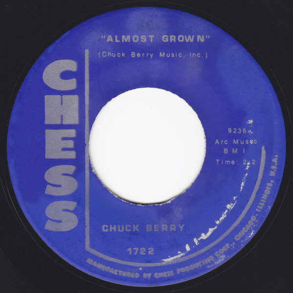Chuck Berry : Little Queenie / Almost Grown (7")