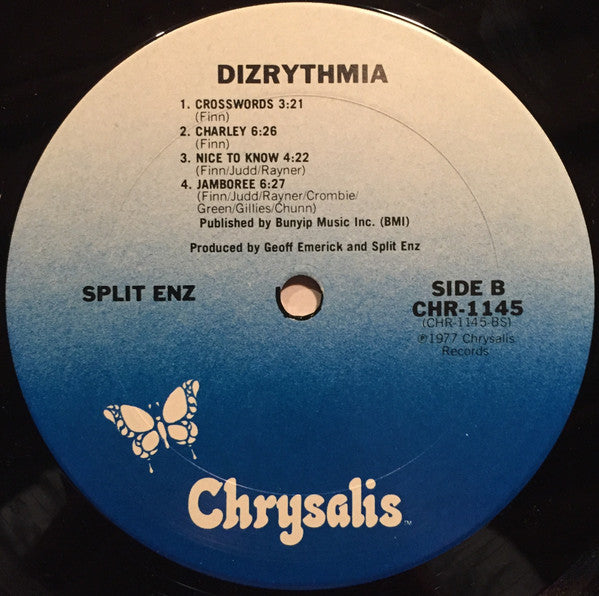 Split Enz : Dizrythmia (LP, Album, San)