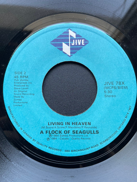 A Flock Of Seagulls : Never Again (The Dancer) (7", Single)