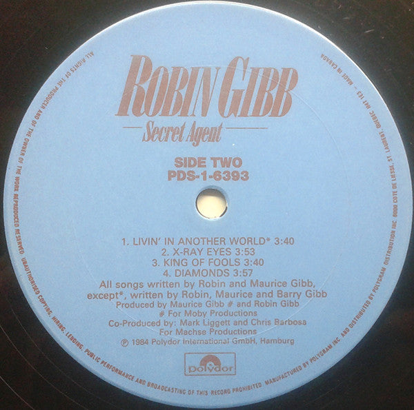Robin Gibb : Secret Agent (LP, Album)