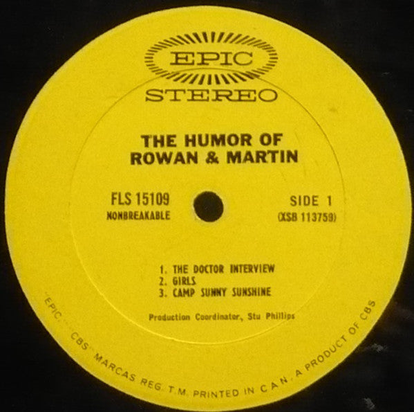 Rowan & Martin : The Humor Of Rowan & Martin (LP, Album)