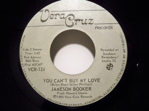 Jameson Booker : Why Don't You Spend The Night / You Can't Buy My Love (7", Single)