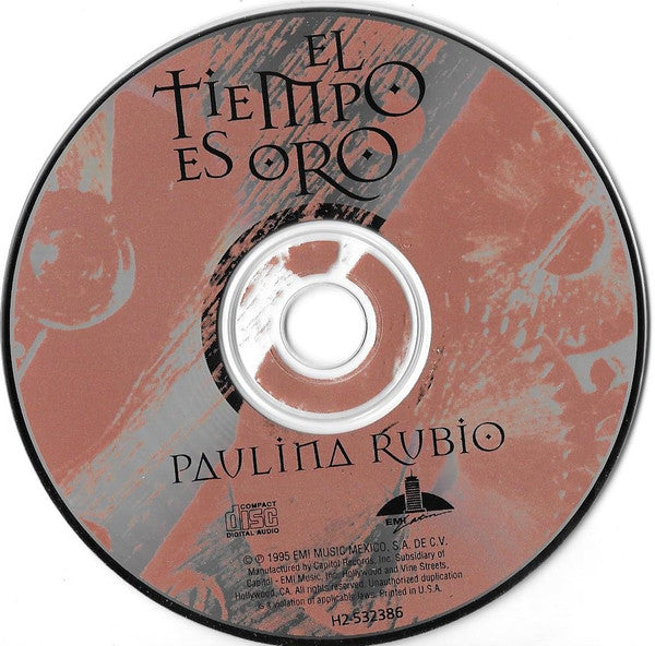 Paulina Rubio : El Tiempo Es Oro (CD, Album, Club)