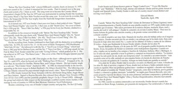 Freddy Fender (2) : The Best Of Freddy Fender (CD, Comp)