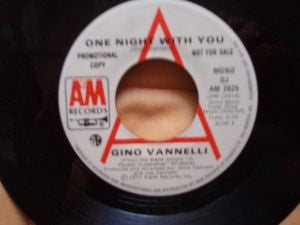 Gino Vannelli : One Night With You (7", Promo)