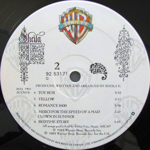 Sheila E. : Romance 1600 (LP, Album)