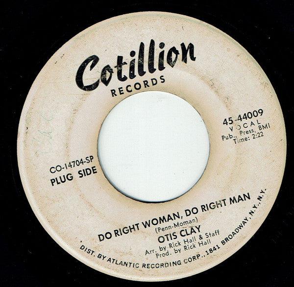 Otis Clay : Do Right Woman, Do Right Man / That Kind Of Lovin' (7", Single, Promo, SP )