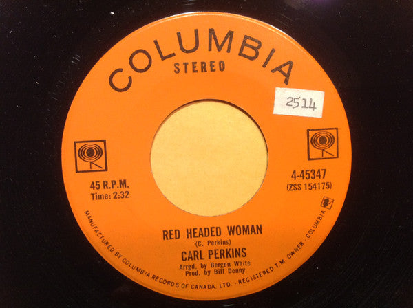 Carl Perkins : Me Without You (7", Single)