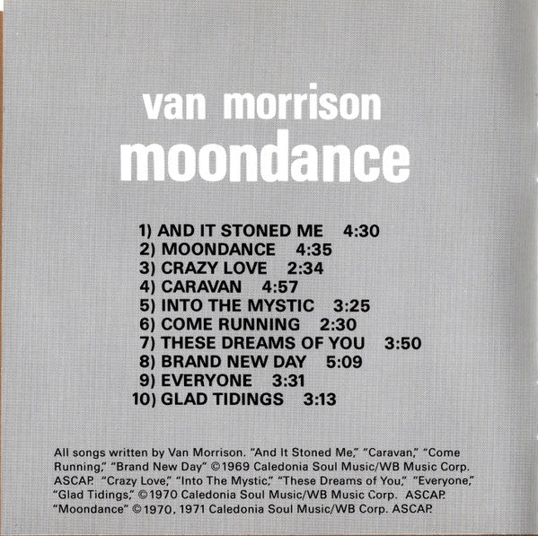Van Morrison : Moondance (CD, Album, RE)