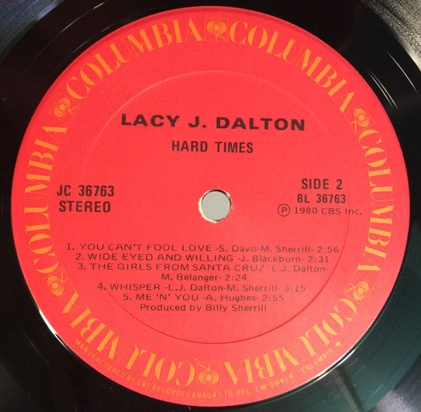 Lacy J. Dalton : Hard Times (LP, Album)
