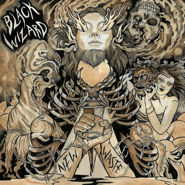 Black Wizard (2) : New Waste (LP, Album, Ltd)