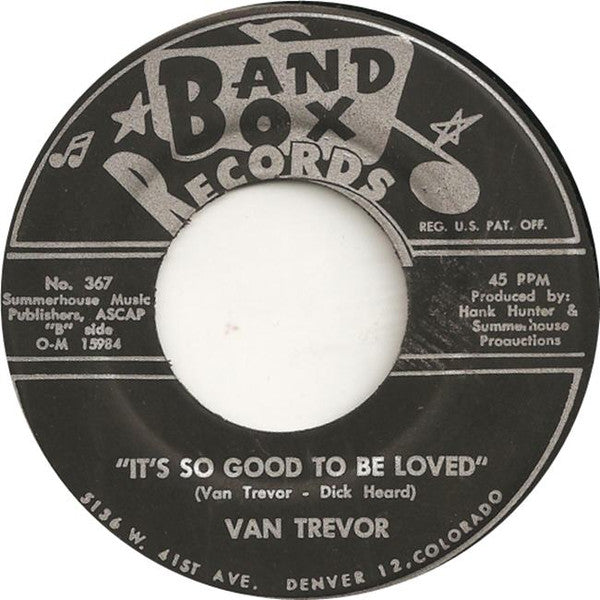Van Trevor : Born To Be In Love With You (7", Single)