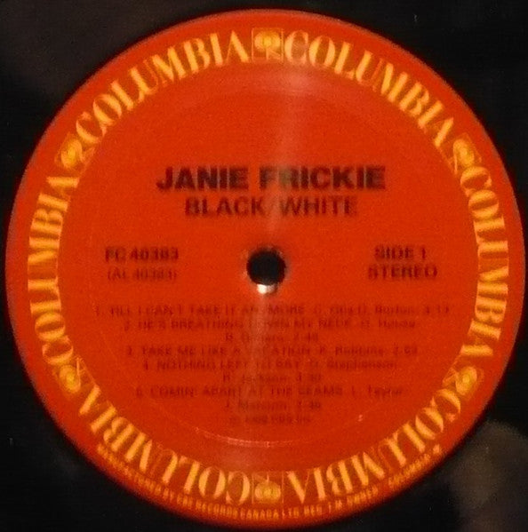 Janie Fricke : Black & White (LP, Album)