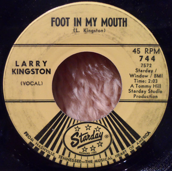 Larry Kingston : I'm A Flop (7")