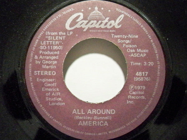 America (2) : All Around (7", Single)