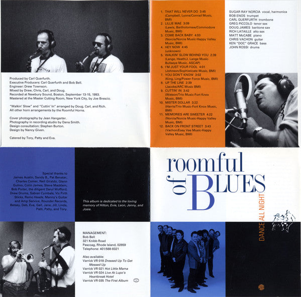 Roomful Of Blues : Dance All Night (CD, Album)