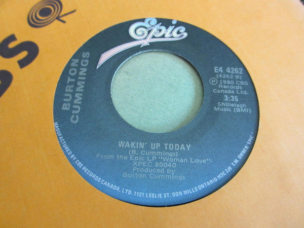 Burton Cummings : One And Only (7", Single)