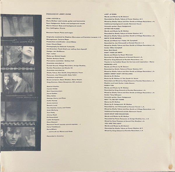 Lone Justice : Lone Justice (LP, Album)