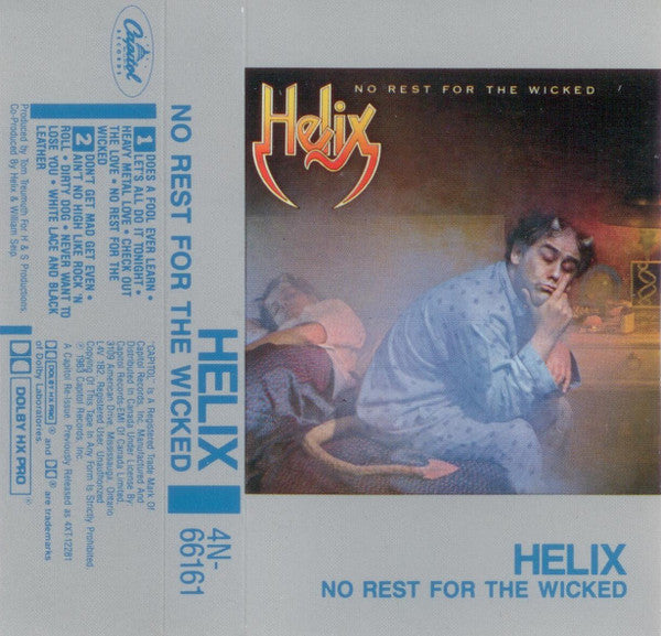 Helix (3) : No Rest For The Wicked (Cass, Album, RE, Dol)