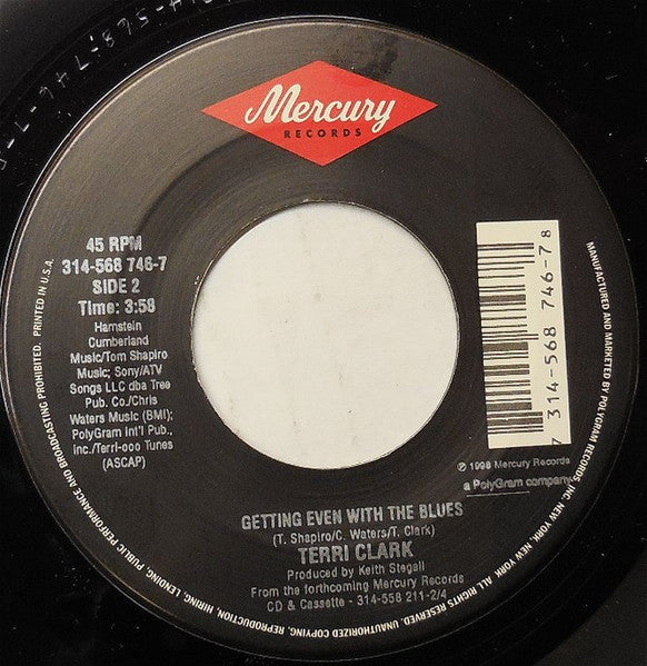 Terri Clark : Now That I Found You (7", Single)