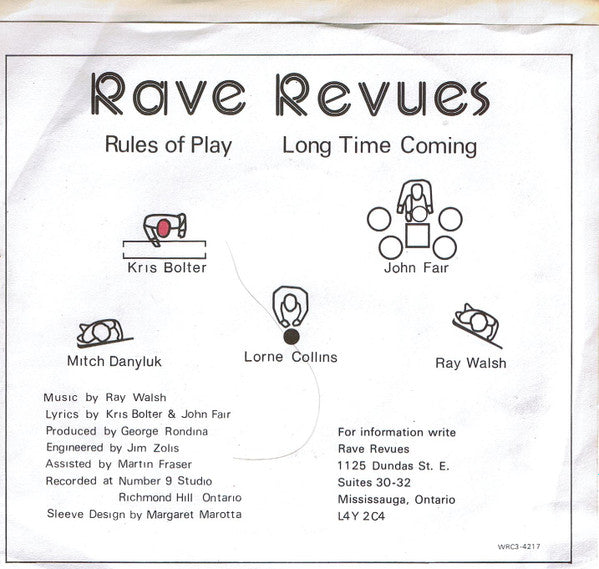 Rave Revues : Long Time Coming (7", Single)