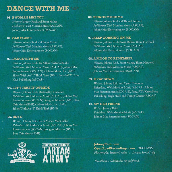 Johnny Reid : Dance With Me (CD, Album)