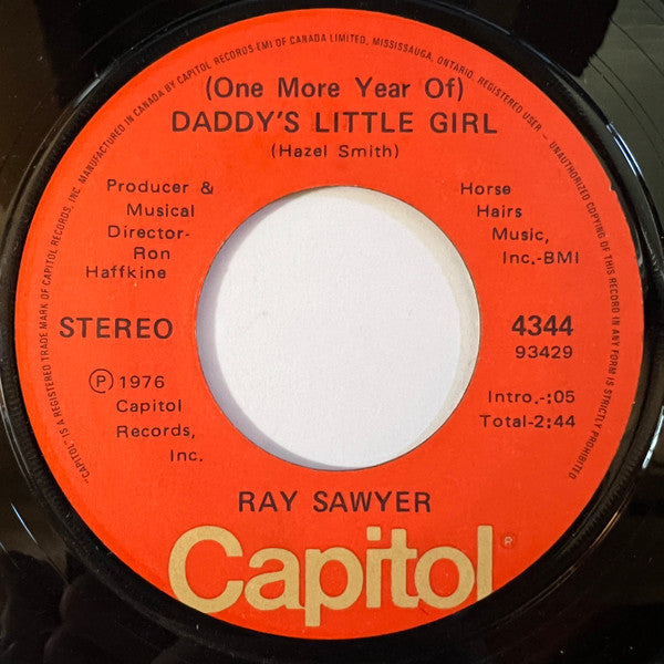 Ray Sawyer : I Need The High (7")