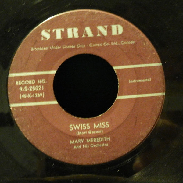 Marv Meredith And His Orchestra : Swiss Miss / Salvation Rock (7", Single)