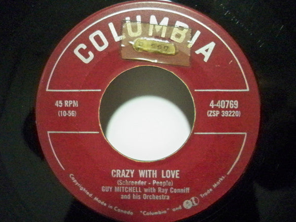Guy Mitchell With Ray Conniff & His Orchestra : Singing The Blues / Crazy With Love (7")