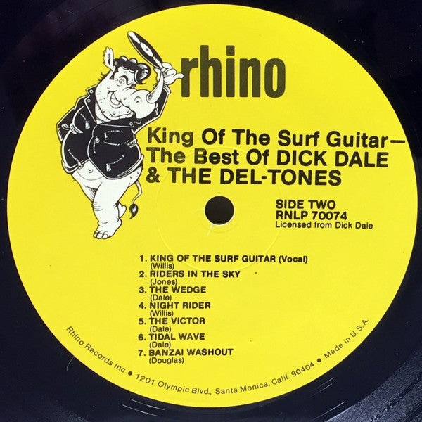 Dick Dale & His Del-Tones : King Of The Surf Guitar - The Best Of Dick Dale & The Del-Tones (LP, Comp)