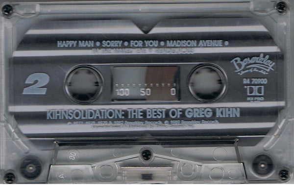 Greg Kihn : KihnSolidation:The Best Of Greg Kihn (Cass, Comp)