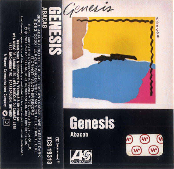 Genesis : Abacab (Cass, Album, Dol)