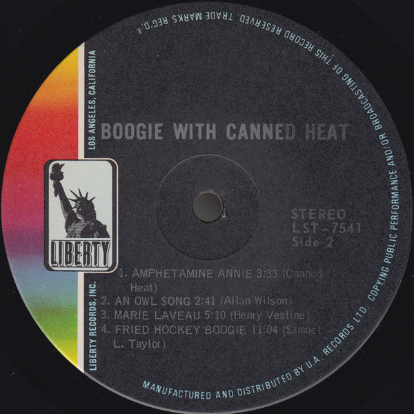 Canned Heat : Boogie With Canned Heat (LP, Album)