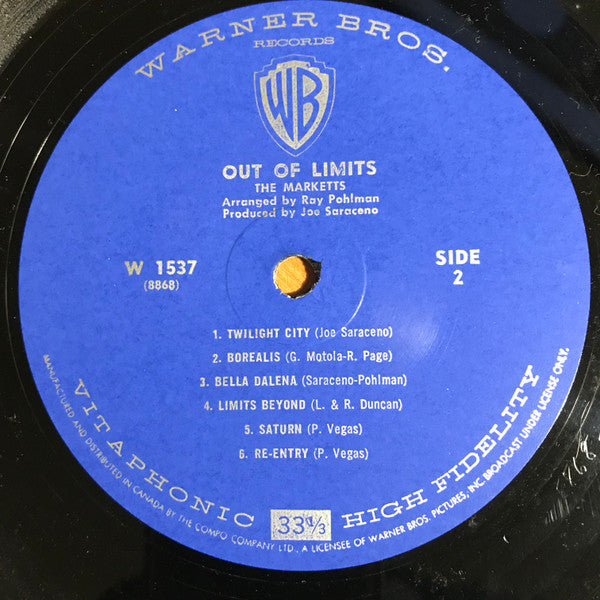 The Marketts : Out Of Limits (LP, Album, Mono)