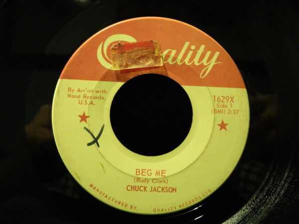 Chuck Jackson : Beg Me (7", Single)