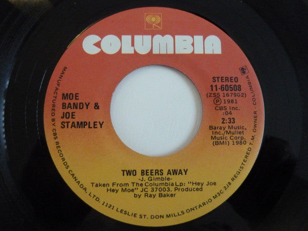 Moe Bandy & Joe Stampley : Hey Joe (Hey Moe) (7", Single)