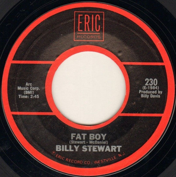 Billy Stewart : I Do Love You / Fat Boy (7")