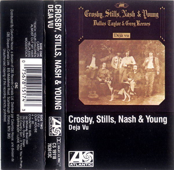 Crosby, Stills, Nash & Young : Déjà Vu (Cass, Album, Club, RE, Dol)