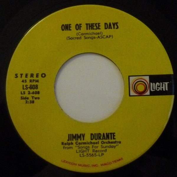Bobby Goldsboro, Jimmy Durante : We Gotta Start Lovin' / One Of These Days (7", Single)