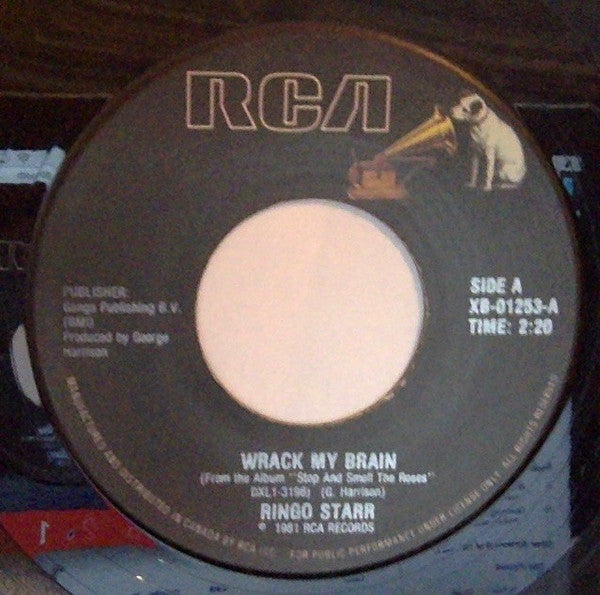 Ringo Starr : Wrack My Brain (7", Single)