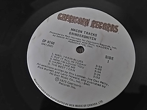 Grinderswitch : Macon Tracks (LP, Album)