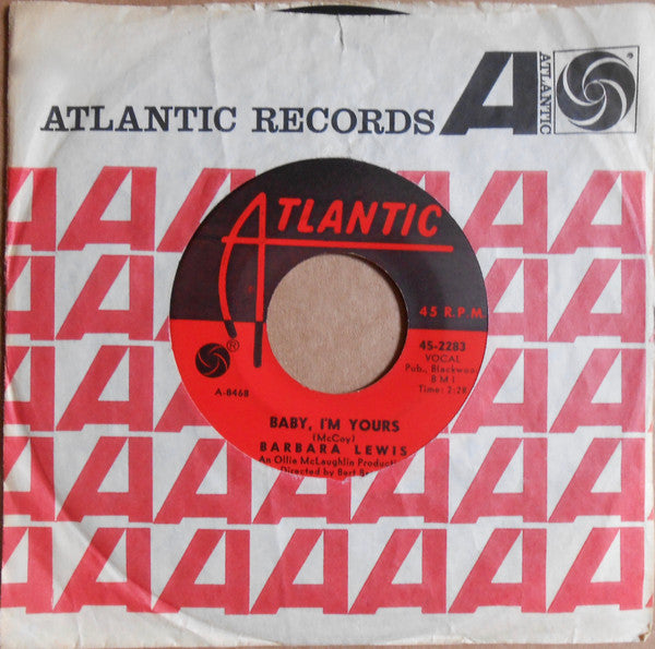 Barbara Lewis : Baby, I'm Yours / I Say Love (7", Single, 1st)